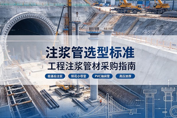 潍坊注浆管选型标准