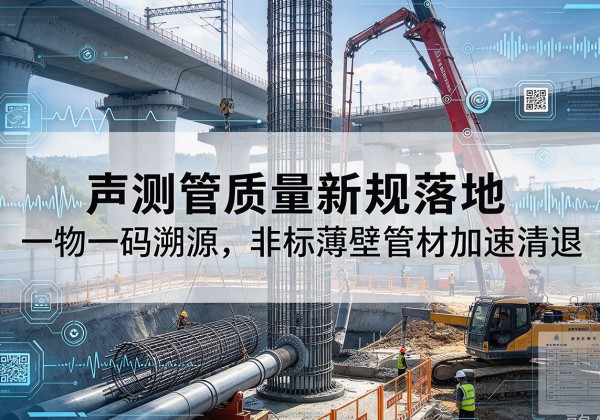 潍坊声测管质量新规落地，一物一码溯源，非标薄壁管材加速清退