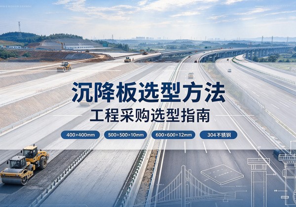 潍坊沉降板选择方法